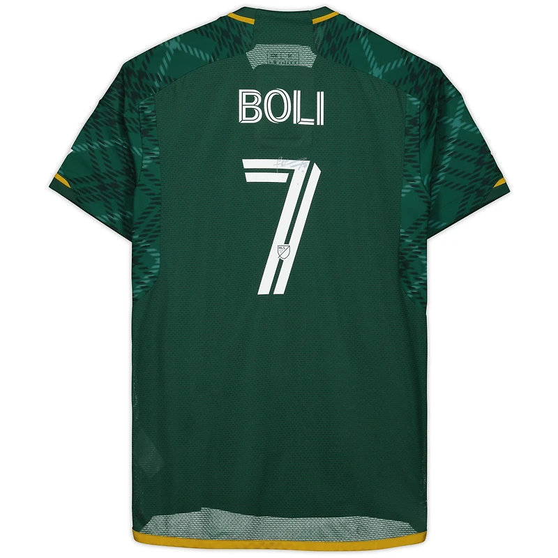 Maillot vert dédicacé #7 des Portland Timbers de Franck Boli pour la saison 2023 de la MLS