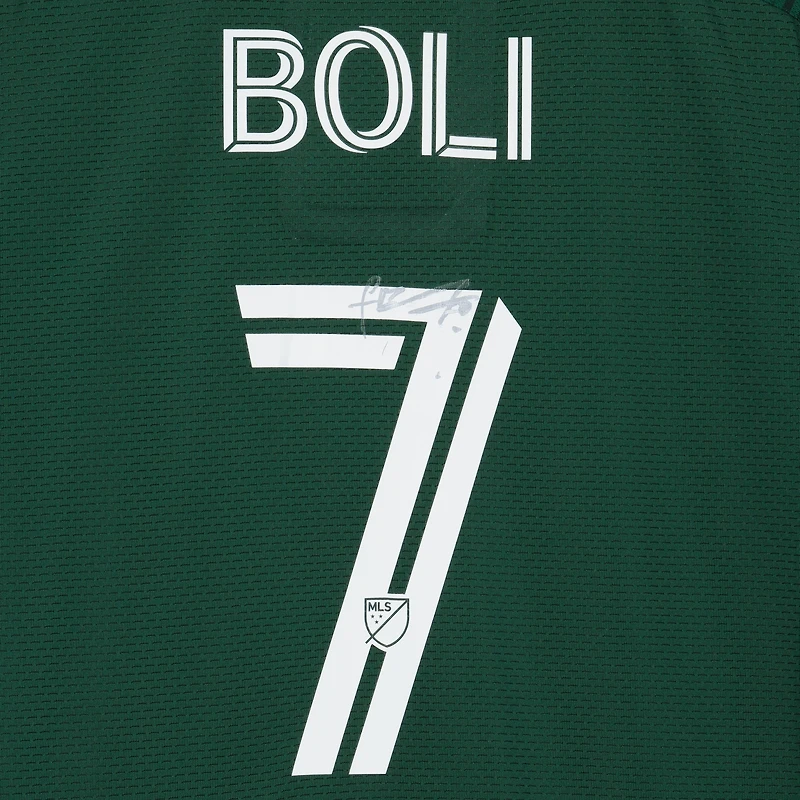 Maillot vert dédicacé #7 des Portland Timbers de Franck Boli pour la saison 2023 de la MLS