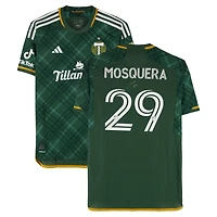 Juan Mosquera Portland Timbers Autographed Match-Used #29 Green adidas Jersey from the 2024 MLS Season - Size L