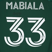 Maillot vert dédicacé #33 des Portland Timbers de Larrys Mabiala pour la saison 2023 de la MLS
