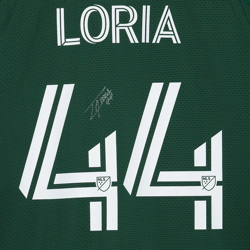 Maillot vert dédicacé #44 de Marvin Loria des Portland Timbers lors de la saison 2023 de la MLS