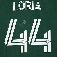 Maillot vert dédicacé #44 de Marvin Loria des Portland Timbers lors de la saison 2023 de la MLS