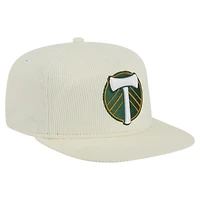 Men's New Era  Cream Portland Timbers 2025 Kickoff Snapback Golfer Hat