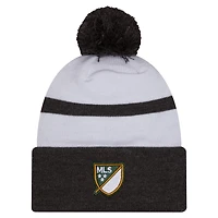 Men's New Era  White Portland Timbers 2025 Kickoff Cuffed Knit Hat with Pom