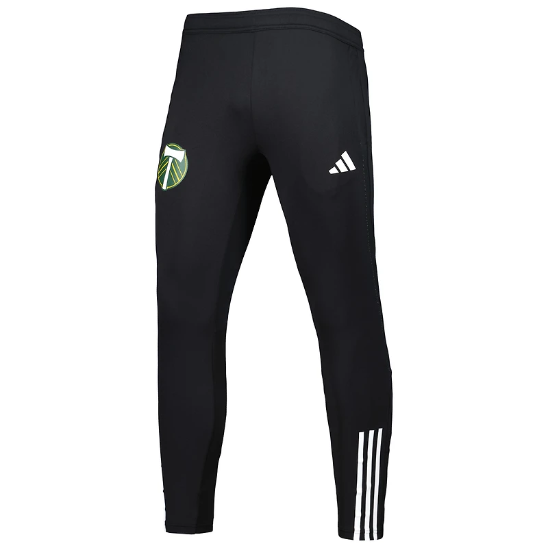 Pantalon d'entraînement adidas Portland Timbers 2023 On-Field Team Crest AEROREADY noir pour homme