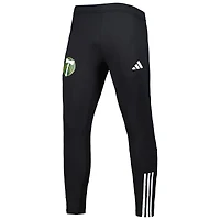 Pantalon d'entraînement adidas Portland Timbers 2023 On-Field Team Crest AEROREADY noir pour homme
