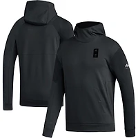 Sweat à capuche adidas Portland Timbers 2023 Player Travel pour homme, noir