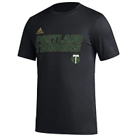 Men's adidas Black Portland Timbers Team Jersey Hook AEROREADY T-Shirt
