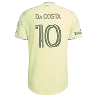 Men's adidas David Da Costa Yellow Portland Timbers 2026 Civic Stadium Kit On-Field Authentic Patch Jersey