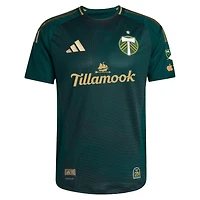 Maillot de joueur authentique adidas Diego Chara pour homme, vert Portland Timbers 2025 Forever Green & Gold