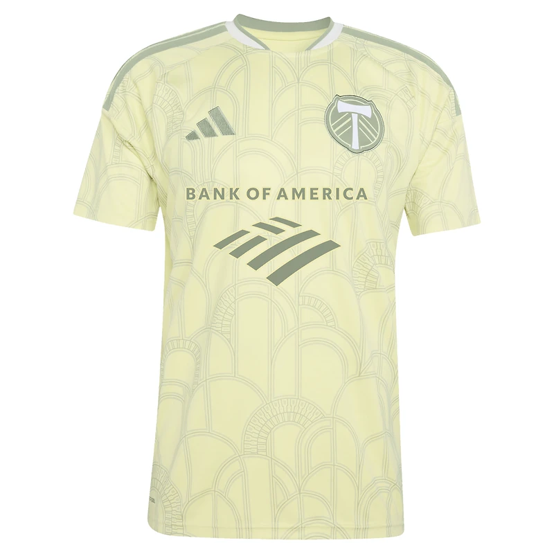 Men's adidas Diego Chara Yellow Portland Timbers 2026 Civic Stadium Kit Replica Jersey