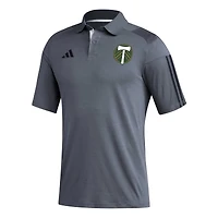 Men's adidas Gray Portland Timbers 2023 On-Field Training Polo