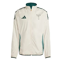 Men's adidas Green/White Portland Timbers 2025 Anthem Reversible Full-Zip Jacket