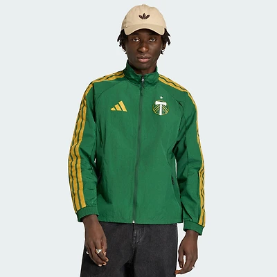 Men's adidas Green Portland Timbers 2026 Anthem Raglan Full-Zip Jacket