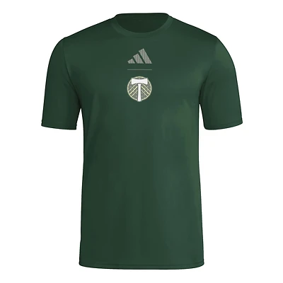 T-shirt adidas vert Portland Timbers 2026 pour homme