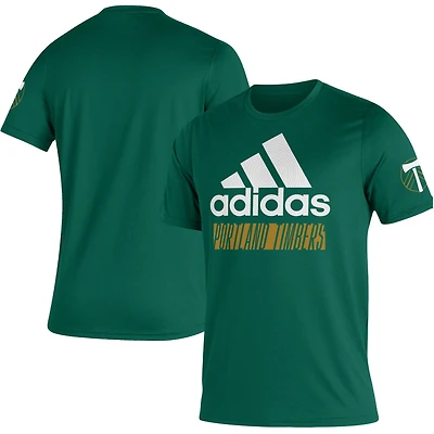 T-shirt adidas vert Portland Timbers Creator Vintage pour hommes