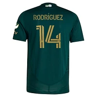 Men's adidas Jonathan Rodríguez Green Portland Timbers 2025 Forever & Gold Authentic Player Jersey