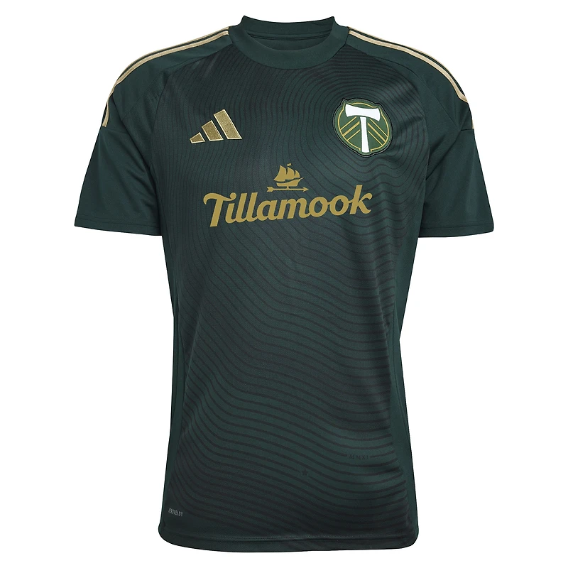 Men's adidas Jonathan Rodríguez Green Portland Timbers 2025 Forever & Gold Replica Player Jersey