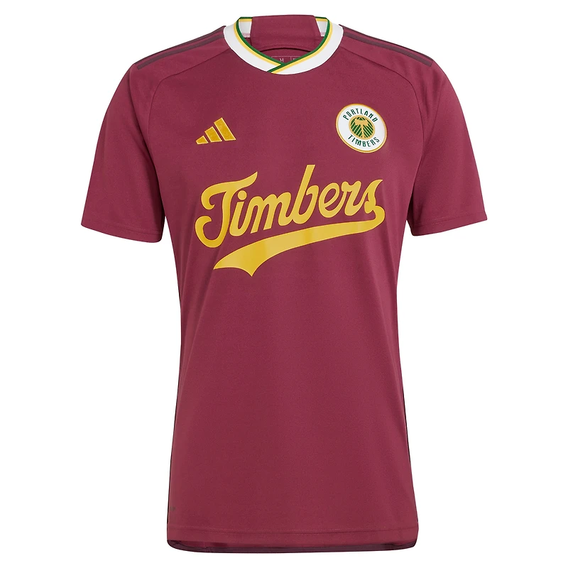 Men's adidas  Red Portland Timbers 2024 Archive Replica Jersey