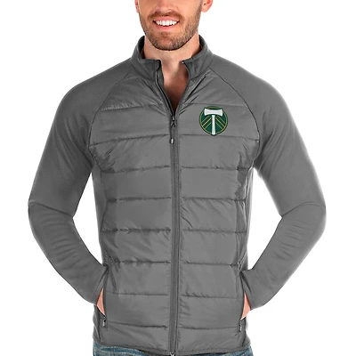 Veste zippée Altitude pour homme Antigua Steel Portland Timbers