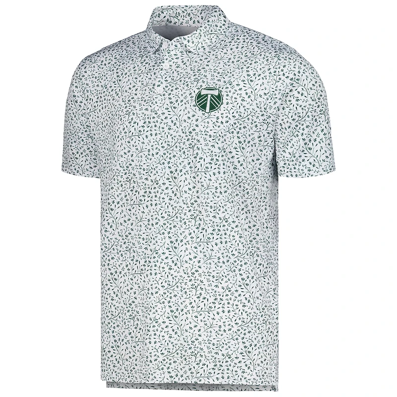 Polo Motion blanc Antigua pour homme des Portland Timbers