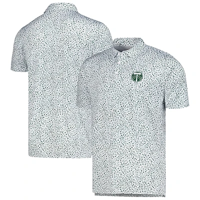 Polo Motion blanc Antigua pour homme des Portland Timbers