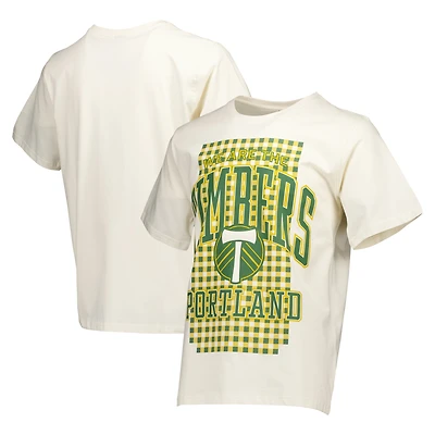 Men's Cream Portland Timbers '90s Heavyweight Relaxed T-Shirt