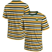 Men's Fanatics Gold Portland Timbers Shot Clock Stripe T-Shirt