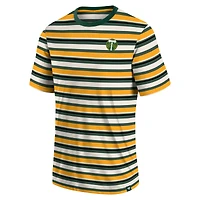 Men's Fanatics Gold Portland Timbers Shot Clock Stripe T-Shirt