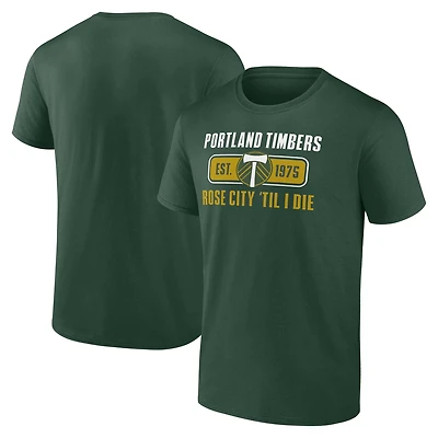 Men's Fanatics  Green Portland Timbers Blindside T-Shirt