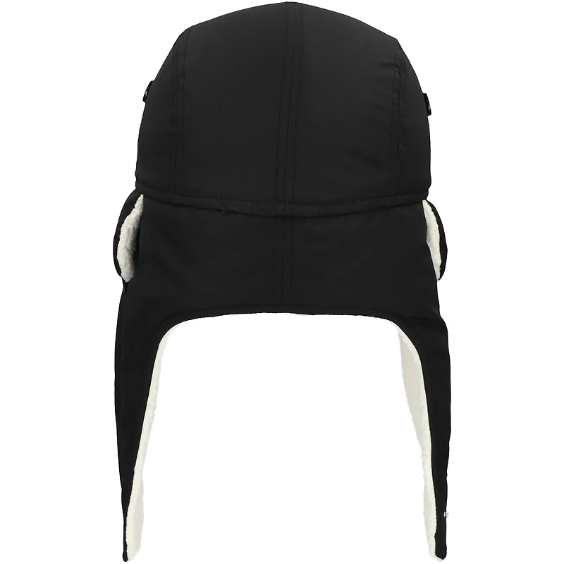 Bonnet en tricot noir Portland Timbers Trapper de New Era pour homme