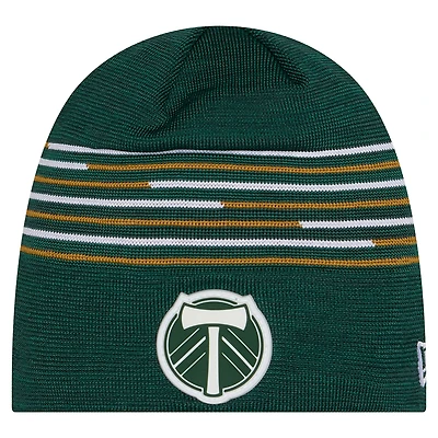 Bonnet tricoté vert New Era Portland Timbers 2026 pour homme