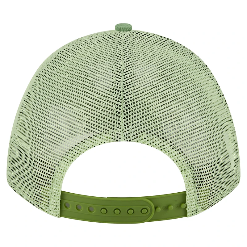 Casquette de camionneur ajustable 9FORTY A-Frame verte des Portland Timbers pour homme de New Era