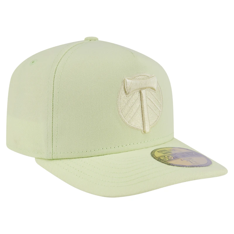 Casquette ajustée A-Frame 59FIFTY verte Portland Timbers pour homme New Era