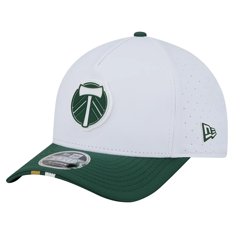 Casquette ajustable New Era blanche Portland Timbers 2026 MLS Kick Off 9FORTY M-Crown pour homme