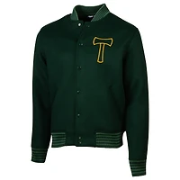 Men's Sport Design Sweden  Green Portland Timbers 2025 Jersey Hook Full-Snap Wool Varsity Jacket