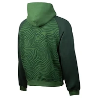 Sweat à capuche surdimensionné en jersey de conception sportive pour hommes, vert, Portland Timbers 2025