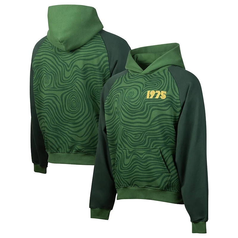 Sweat à capuche surdimensionné en jersey de conception sportive pour hommes, vert, Portland Timbers 2025