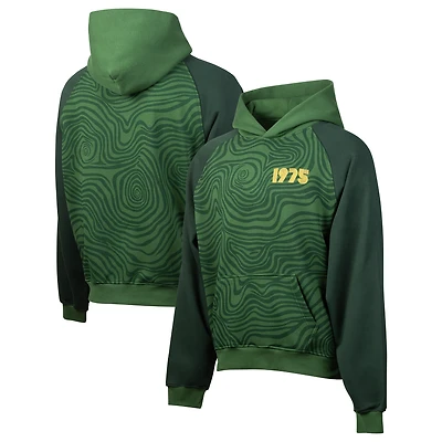 Sweat à capuche surdimensionné en jersey de conception sportive pour hommes, vert, Portland Timbers 2025