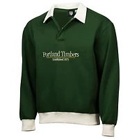 Sweat-shirt de rugby décontracté à manches longues pour homme, motif Sport Design Suède, vert, Portland Timbers 2025