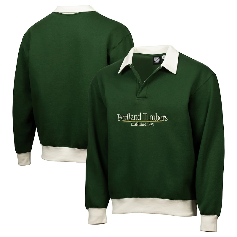 Sweat-shirt de rugby décontracté à manches longues pour homme, motif Sport Design Suède, vert, Portland Timbers 2025