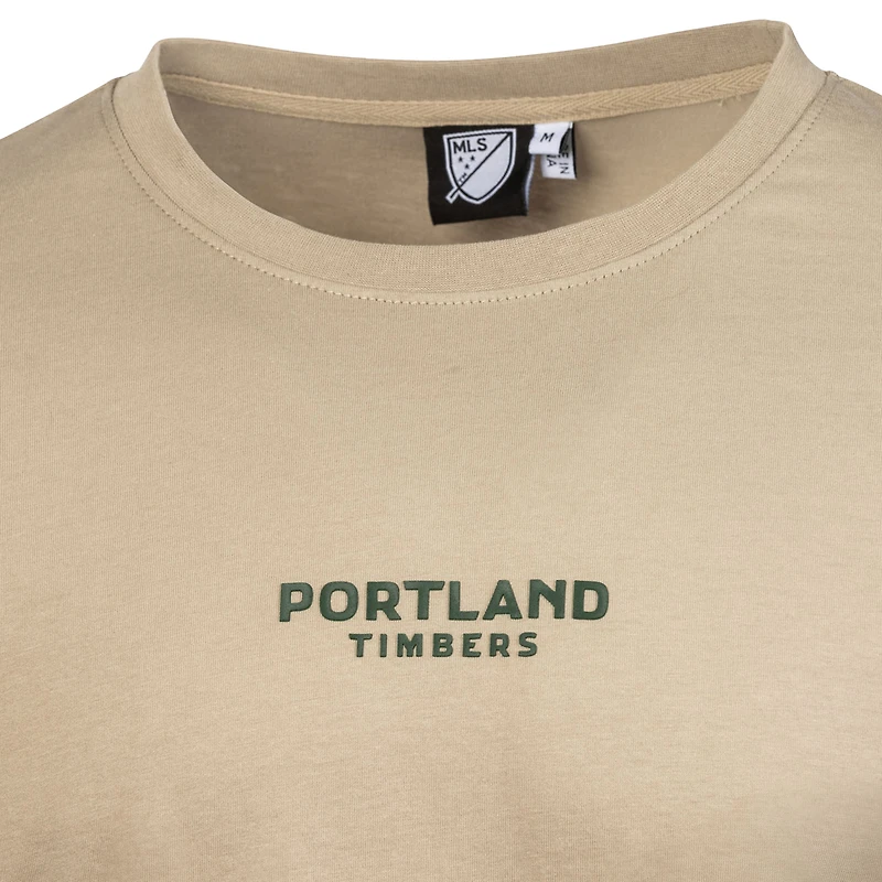 Men's  Sport Design Sweden Khaki Portland Timbers Everyday Relaxed T-Shirt