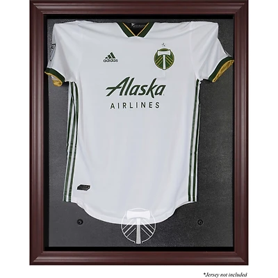Vitrine de présentation en jersey avec logo de l'équipe en acajou des Timbers de Portland