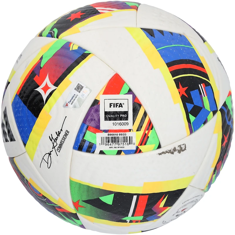 Ballon de football adidas des Portland Timbers, utilisé lors des matchs de la saison 2024 de la MLS