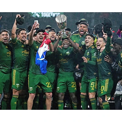 Photo non signée des Portland Timbers, champions de la finale Conférence Ouest Coupe MLS 2021