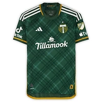 Maillot adidas vert dédicacé n° 30 des Portland Timbers de Santiago Moreno pour la saison 2024 de la MLS - Taille S