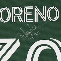 Maillot adidas vert dédicacé n° 30 des Portland Timbers de Santiago Moreno pour la saison 2024 de la MLS - Taille S