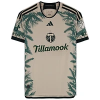 Maillot adidas beige dédicacé n° 30 des Portland Timbers de Santiago Moreno pour la saison 2024 de la MLS - Taille S