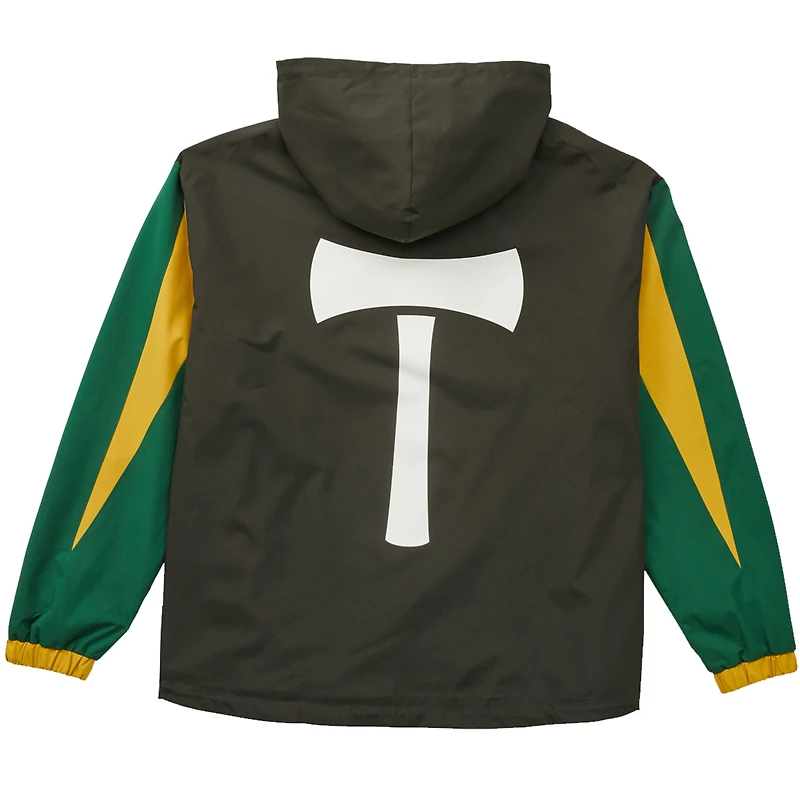 Veste anorak à demi-zip unisexe Live Breathe Futbol vert Portland Timbers Tekker