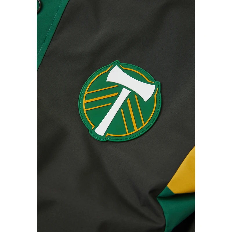 Veste anorak à demi-zip unisexe Live Breathe Futbol vert Portland Timbers Tekker